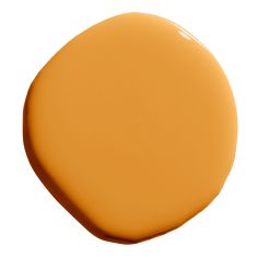 the bright orange color is shown on this white background and it appears to be an oval shape