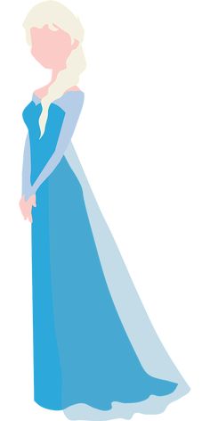 an image of a frozen princess in blue dress