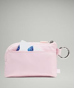 Zip, Clip, And Go. Secure This Pouch Onto Your Keychain, Belt Loop, Or Bag To Keep Your Cards And Cash Handy. Designed For Casual. Dimensions: 12Cm X 8.5Cm (4.7" X 3.3"). Easy-Access Exterior Cardholder. Zippered Main Compartment. Interior Slots To Organize Your Cards. | Clippable Card Pouch Card Holder Keychain, Keychain Pouch, Wallet Keychain, Green Pastel, Cute Wallets, Card Pouch, Keychain Wallet, Wallet Pouch, Bags Purses