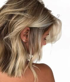 *:·ﾟ𝓪𝓵𝓵𝔂 𝓬𝓱𝓻𝓲𝓼𝓽𝓸𝓭𝓸𝓾𝓵𝓸𝓾❀* Short Ombre, Blonde Balayage Highlights, Short Hair Balayage, Short Hair Color, Trendy Hair, Hair Color Balayage