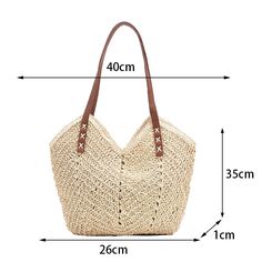 Shape: Casual ToteHandbags Type: Shoulder BagsTypes of bags: Shoulder & HandbagsOrigin: CN(Origin)Main Material: StrawClosure Type: HaspHardness: HARDExterior: NONEStyle: BohemianLining Material: PolyesterOccasion: VersatileGender: WOMENPattern Type: KnittingNumber of Handles/Straps: TwoInterior: No PocketDecoration: NONEItem Type: Handbagsshoulder bag: large capacity shoulder bagtote bag: women straw tote bagdesign bag: shopping design bag Khaki Satchel With Double Handle For Daily Use, Khaki Double Handle Satchel For Daily Use, Khaki Shoulder Bag With Double Handles, Khaki Bucket Bag With Adjustable Strap And Tote Shape, Large Capacity Khaki Bucket Bag Satchel, Large Capacity Khaki Tote Bucket Bag, Khaki Bucket Bag With Double Handle For Daily Use, Khaki Large Capacity Tote Bucket Bag, Rectangular Khaki Shoulder Bag With Adjustable Strap