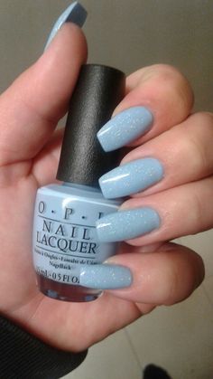 Nails Matte Blue, Coffin Shaped Acrylic Nails, Blue Sparkly Nails, Sparkly Acrylic Nails, Pastel Blue Nails, Blue Prom Nails, Blue And Silver Nails, Sky Blue Nails, Blue Coffin Nails