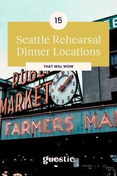 Immerse yourself in Seattle's culinary scene as we unveil 15 fabulous locations perfect for rehearsal dinners. Each spot has been handpicked for its unique charm, sumptuous cuisine, and impeccable service. Step into these enchanting places to create everlasting memories lined with the allure of the Emerald City. Your dreamy rehearsal dinner, a mere pin away! Best Restaurants In Seattle, Rehearsal Dinner Menu, Enchanting Places, The Emerald City, Oyster House