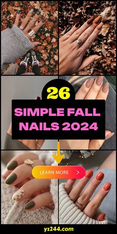 Fall is here and it's time to switch up your nail game! 🍂 These short fall nails are perfect for the season and will give you major cozy vibes. #fallnails #shortnails #cozynails #autumnnails #nailinspo #nailtrends #nailsofinstagram #nailart #fallvibes #nailgoals 💅🏼 Which design is your favorite? Let us know in the comments below! 👇🏼 #naillove #fallcolors #naildesigns #nailfashion Fall Burgundy Nails Short, Basic Fall Nail Designs, Fall Nail Designs For Beginners, Easy Simple Fall Nails, Short Nails Ideas For Fall, Natural Almond Nails Fall, Fall Season Nails Acrylic Short, Simple Fall Nails Short Square, Fall Nail Art Easy