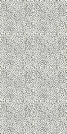 black and white dots on a white background