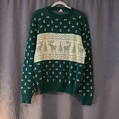 Drummond 1980s Vintage Moose & Evergreen Acrylic Sweater Size:Xl Pit To Pit: 23" Length: 28" Smoke Free Home Reasonable Offers Accepted Bundle & Save Henry Finds Is A Shop For Anyone Who Loves Modern & Vintage Style. We Sell Clothes, Accessories, And Home Goods That Are New With Tags Or Pre-Owned. Our Goal Is To Provide You With The Items Your Closet Needs At Prices You Can Afford Modern Vintage Style, Closet Needs, Modern Vintage Fashion, Acrylic Sweater, Grandpa Sweater, Selling Clothes, 1980s Vintage, Clothes Accessories, Modern Vintage