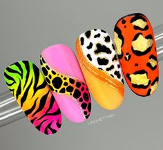 Safari Nails, Nail Art Dotting Tool, Cheetah Nails, Edge Nails, Indigo Nails, Fantasy Nails, Nail Techniques