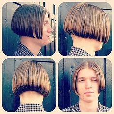 Bobbed Hairstyles, Mushroom Haircut, Cute Bob Haircuts, Shaggy Bob Haircut, Shaggy Bob, Haircut Long, Facial Tattoos