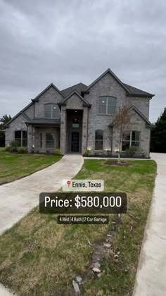 a home for sale in texas with the price tag $ 388, 000 on it