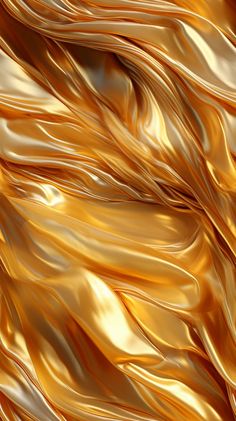 an abstract gold background with wavy lines