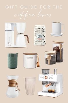 coffee lovers gift guide for the coffee lover in your life, including mugs and cups