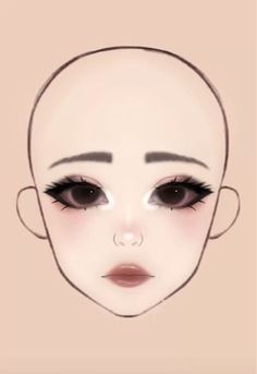 Pre Shower Makeup, Makeup Looks Drawing, Makeup Ideas Drawing, Doll Make Up, Make Up Guide, Korean Makeup Tips, Makeup Fails