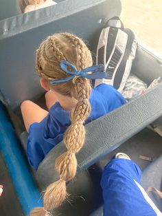 Simple Volleyball Hairstyles, Race Day Hair, Tennis Hairstyles, Tennis Hair, Cute Sporty Hairstyles, Volleyball Hair