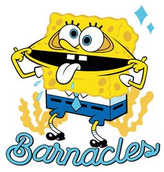 an image of a cartoon character with the word barracles