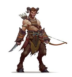 a character from the video game warcraft, with horns and claws on his head