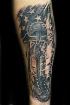 Military Sleeve Tattoo, Marine Corps Tattoos, America Tattoo, Marine Tattoo, Flag Tattoos, Meaning Tattoos