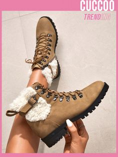 Camel  Collar     Embellished Simple Scarf, Women Ankle Boots, Outdoor Fashion, Patterned Scarves, Womens Ankle Boots, Checkered Pattern, Inspiration Mode, Womens Boots Ankle, Short Boots