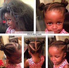 Cornrows Styles, Natural African American Hairstyles, Pigtail Braids, Coily Hair, 4c Hairstyles, Daughter Of God, Toddler Hair, Getting Things Done