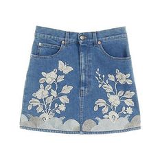 ad eBay - GUCCI skirt mini jupe #40 481449 cotton Blue denim flower Used - Buy Now, click the link (eBay) Blue Gucci Denim Bottoms, Casual Gucci Cotton Bottoms, Casual Gucci Blue Bottoms, Fitted Floral Embroidered Mini Skirt For Spring, Spring Floral Embroidered Fitted Mini Skirt, Spring Mini Denim Skirt, Spring Cotton Mini Denim Skirt, Chic Cotton Denim Skirt For Spring, Gucci Summer Bottoms