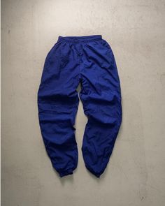 Vintage 90s Nike Pants, Womens Blue Pants, Pre-owned Pants, Cuffed Track Pants - Women's Small, Womens Clothing Size On Label: XS  Recommended Size: Women's Small  Measurements: Waist: 26" - 30" Inseam: 27" Nike Track Pants Blue, Nike 90s Vintage Track, Nike Hose, Track Pants Women, 90s Nike, Nike Vintage, Pants Womens, Blue Pants, Womens Clothing Sizes