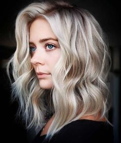 Tousled Wavy Middle-Length Haircut Medium Aesthetic, Women Haircut, Women's Haircut, Balayage Brown