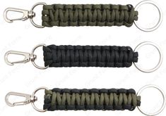 Rothco 9cm Paracord Keychain With Split Ring & Clasp - OD, Black, OD/Black Rothco's Paracord Key Chain Is 9cm In Length & Is Available In 3 Great Color Choices. This Key Chain Is Both Fashionable & Versatile For Emergency Situations. Inlcudes Split Ring & Clasp For Keys. Unraveled, The Paracord Measures 1.4 Meters! Colors: Black, Olive Drab, Black/Olive Drab Length: 9cm Made From Durable Polyester Includes Split Ring & Clasp Unraveled, The Paracord Measures 1.4 Meters Excellent Fashionable Key Chain Round Paracord Bracelet, 3 Color Paracord Keychain, Knife Lanyard Paracord, Paracord Hex Nut Keychain, Casual Black Paracord Bracelet, Paracord Keychain, Split Ring, Paracord, Color Choices