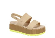 Sand Womens Water Vista Higher | Reef Reef Water Vista, Platform Sandals Outfit, Chunky Platform Sandals, Shoes Outfit Fashion, The Reef, Sandals Outfit, Types Of Heels, Rack Room Shoes, Rack Room