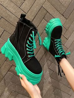 Egirl Shoes, Modern Clothes, Cute Shoes Heels, Martin Boots, Cool Boots