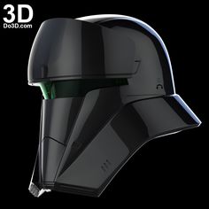 the helmet is designed to look like darth vader's helmet