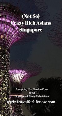 an advertisement with the words not so crazy rich asians singapore