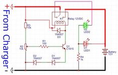 an electronic circuit diagram showing the current voltages, and how to use it in order to