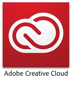 adobe creative cloud student and teacher edition logo on a red background with the words adobe creative cloud