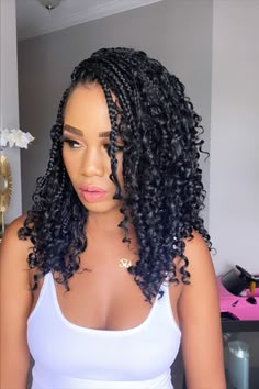 Easy French Braid Hairstyles, Braid Hairstyles For Short Hair, Best Crochet Hair, Easy French Braid, Boho Box Braids, Shaggy Layers, Box Braids Crochet, Box Braid Hair