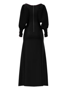 Ebony Elegance Gown was named to represent its colour and elegance. It's a modest luxury gown made from deadstock/leftover designer cadi fabrics with decorative silk patches. THIS IS A DIGITAL ITEM, IT ONLY EXISTS DIGITALLY AND WILL BE APPLIED TO YOUR PHOTO(s) Color: black. Material: digital cadi fabrics. Digital clothes fit all sizes. About the collection: As a pioneer modest fashion brand, NEOMODEST's priority is to facilitate inclusion, sustainability and innovation in fashion for the sake of Fitted Maxi Length Party Abaya, Fitted Floor-length Party Abaya, Party Floor-length Fitted Abaya, Fitted Maxi Length Abaya For Party, Floor-length Fitted Abaya For Party, Black Bishop Sleeve Evening Dress, Black Bishop Sleeve Dress For Evening, Evening Fitted Maxi Dress With Bishop Sleeves, Fitted Maxi Dress With Bishop Sleeves For Evening