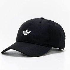 This Item Is New With All Tags Attached. Adidas Men's Originals Relaxed Modern Adjustable Strap Hat Baseball Cap Adidas Originals Baseball Cap Offers Classic Ball-Cap Styling With An Embroidered Logo On The Front, Breathable Polyester Construction And Adjustable Back Strap For A Custom Fit. One Size Fits Most Pre-Curved Brim Embroidered Originals Logo On Front Athletic Style 2.75in Brim Width Adjustable Back Strap Polyester Color: Black Save 15% On Bundle Price Of 2 Or More Items! Enjoy Discount Cap Adidas, Adidas Bucket Hat, Adidas Beanie, Adidas Camo, Adidas Cap, Adidas Retro, Fitted Baseball Caps, Adidas Three Stripes, Nba Hats