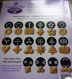 an advertisement for cookies pro ultra on the back of a cardboard box with instructions to make it look like gingerbreads