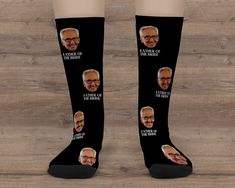 Step up your wedding day attire with our versatile custom face socks. These socks are perfect for any wedding party member, including the Groom, Best Man, Groomsman, Father of the Bride, Father of the Groom, Usher, Officiant, Bridesman, and Man of Honor. Designed to bring both comfort and a splash of fun to your special day, these socks are a memorable addition to anyone's outfit. 🌟 Why Choose Our Socks? ✔️ High-Quality Material: Comprised of 95% polyester and 5% spandex, our black wedding socks are both comfortable and durable. ✔️ Customizable Design: Feature your chosen face or design prominently with our custom photo socks.  ✔️ Perfect for Any Wedding Role: Ideal for any figure in your wedding, these socks make excellent groomsmen gifts, Best Man presents, or a special token for the fa Groomsmen Socks Funny, Funny Groomsmen Gifts, Man Of Honor, Wedding Funny, Groomsmen Socks, Man Of Honour, Wedding Roles, Face Socks, Wedding Socks