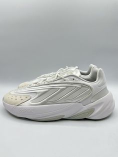 Adidas Ozelia, Model Features, Athletic Style, Adidas Fashion, White Cloud, Crystal White, Sneaker Games, Box Making, Cloud White