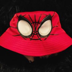 Childrens Spiderman Bucket Hat From Downtown Disney New With Tags! Children's Size: One Size Fits All Open To Offers!! Red Adjustable Themed Hat, Red Novelty Hat One Size Fits Most, Red Novelty Hat One Size, Red Novelty Hat, Red Themed Cap Hat, Red Halloween Hat One Size Fits Most, Themed Red Cap, Red Fun Cap Costume Hats And Headpieces, Red Fun Cap Costume Hat