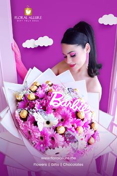 Flowers online in Dubai Barbie Theme Party, Flowers And Gifts, Online Flower Delivery, Barbie Theme, Online Gift Shop, Cap Designs, Barbie Party, Flower Bouquets