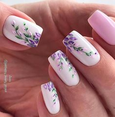 Spring Nail Art Designs, Halloween Nail Art Easy, Nails Yellow, Square Nail Designs, Cute Spring Nails, Spring Nail Art, Flower Nail Art, Spring Nail