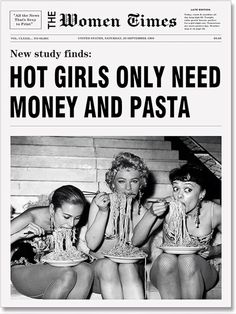 Generic Vintage Newspaper Canvas Wall Art Black And White Aesthetic Poster Funky Hot Girl Eating Pasta Prints for Italian Kitchen Girly Bedroom 12 x 16 in Unframed Women Eating, Girls Having Fun, Poster Women, Eating Pasta, Newspaper Canvas, Newspaper Wall, Pasta Art, Vintage Room Decor, Vintage Newspaper