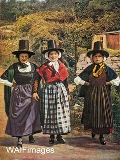 Traditional Welsh Dress, Welsh Clothing, Welsh Heritage, Welsh Culture, St David, Welsh Language, 1920s Photos, Colour Photo, Country Lane