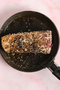 a frying pan with some food inside of it