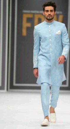 India Fashion Men, Mens Indian Wear, Sherwani For Men Wedding, Wedding Kurta For Men, Boys Kurta Design, Design Kurta, Groom Dress Men, Indian Groom Wear, Wedding Dresses Men Indian