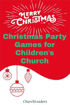 merry christmas party games for children's church