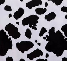 black and white spotted animal print fabric