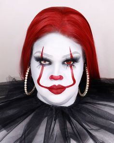 Pennywise Makeup, Scary Clown Makeup, 2024 Halloween, Costume Inspo, Evil Clowns, Clown Makeup, Halloween Looks, Creative Makeup, Halloween Makeup