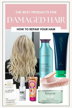 Hair Styles For Damaged Hair, Hair Products For Damaged Hair, Chemically Damaged Hair, The Best Hair Products, Best Hair Products