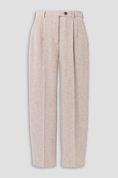 Pants For Winter, Pants For Woman, Cream Trousers, Cream Pants, Fringe Skirt, Floral Shoes, Mens Scarves, Suit Accessories, Wool Pants